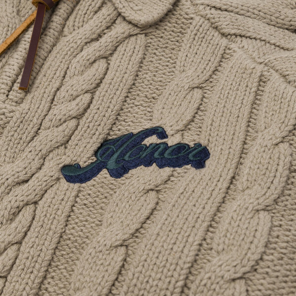 Honor The Gift Cable Zip Leisure Henley