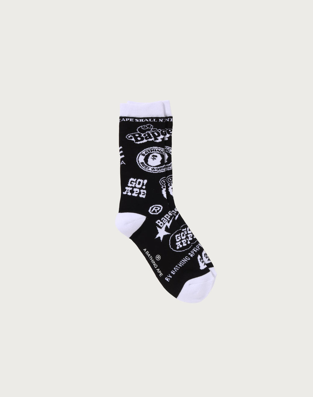 BAPE GRAPHIC PATTERN SOCKS MENS
