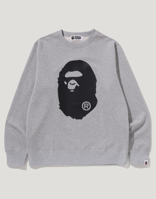 BIG APE HEAD CREWNECK SWEATSHIRT MENS