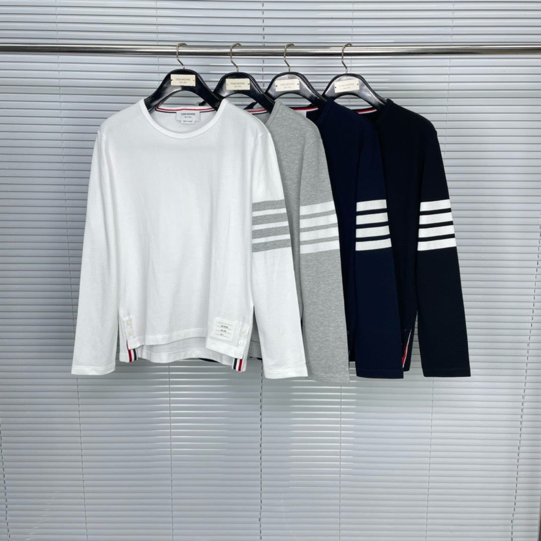 Classic Four-Bar Wool T-Shirt | Thom Browne
