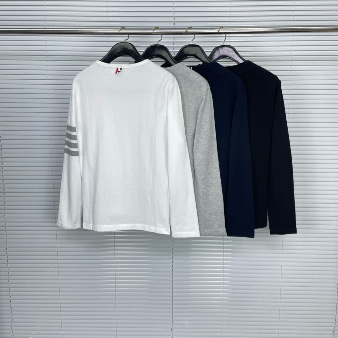 Classic Four-Bar Wool T-Shirt | Thom Browne