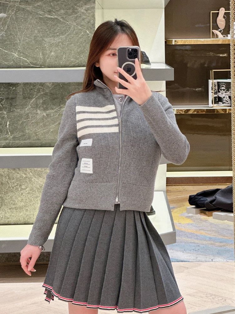 Unisex double-sided fake two-piece jacket | Thom Browne