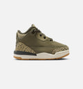 Air Jordan 3 Retro Medium Olive Infant/Toddler Shoes - Medium Olive Sequoia Neutral Olive Sail