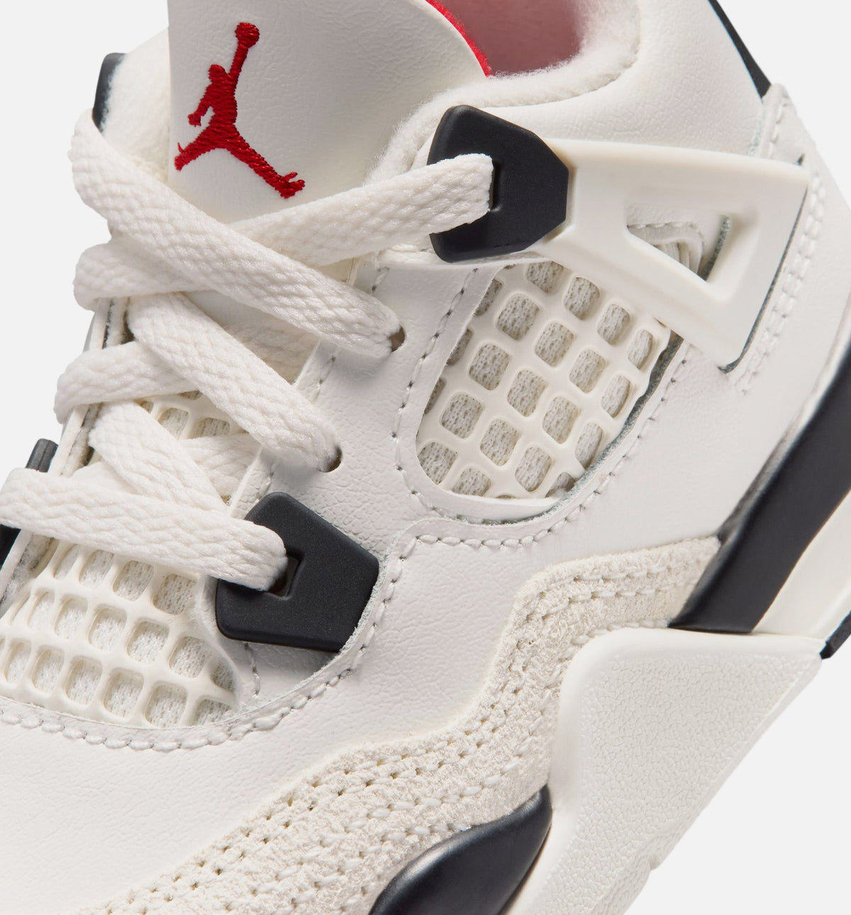 Air Jordan 4 Retro Flight Club | Infant/Toddler Lifestyle Shoe | Sail/Black/University Red