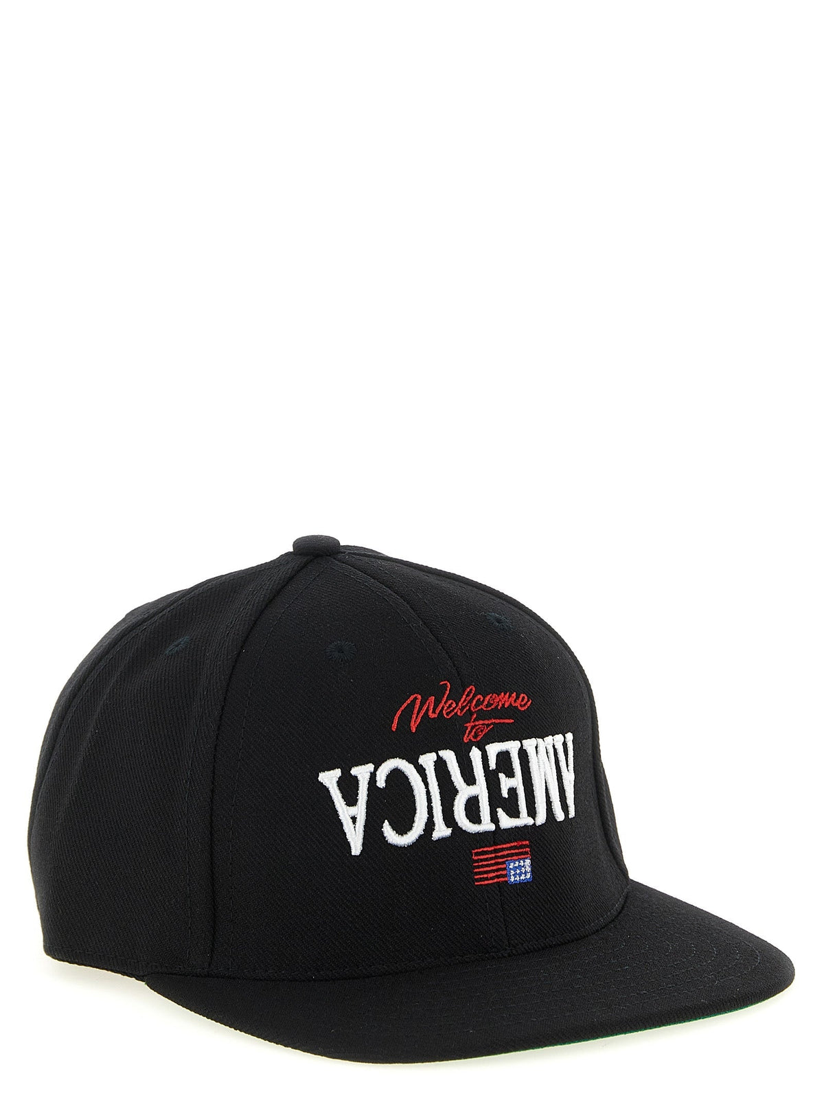 Willy Chavarria Black Polyester Baseball Cap