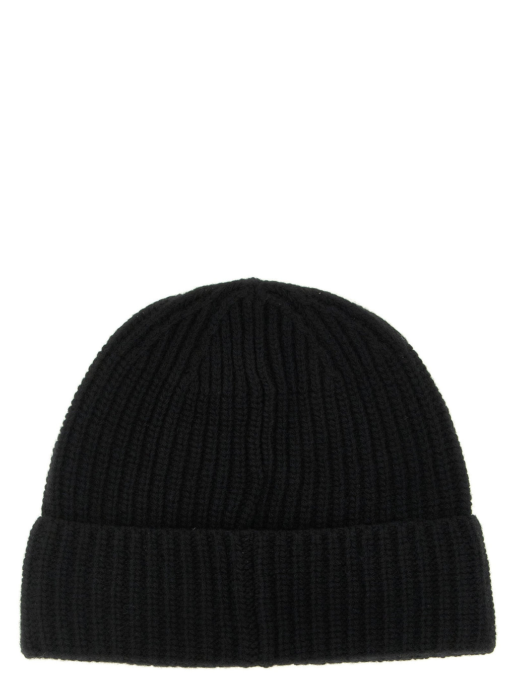 Stone Island Black Virgin Wool Beanie