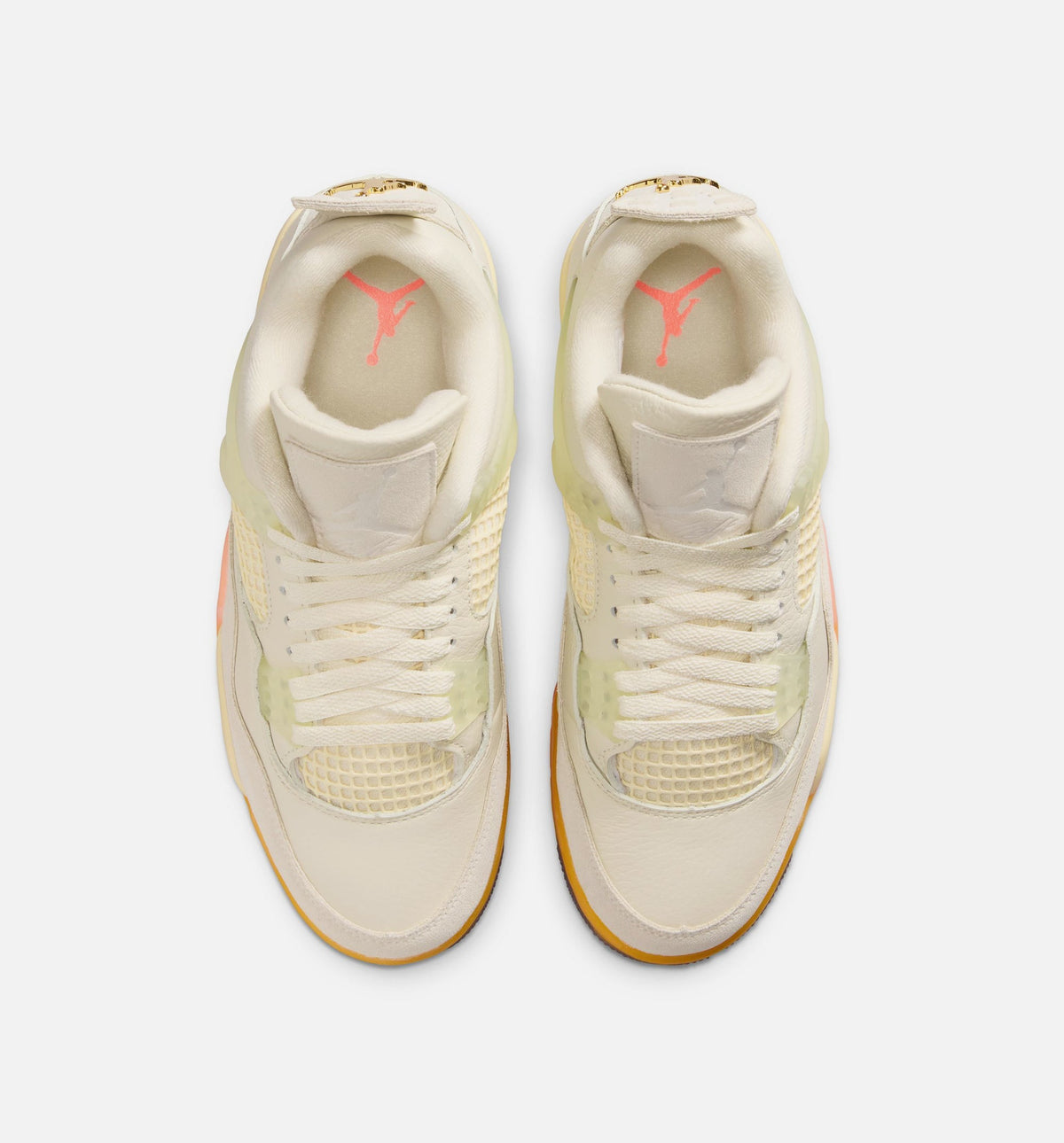 Air Jordan 4 Retro "Birds of Paradise" Women's Shoe – Coconut Milk/Metallic Gold/Muslin/Bright Mango/Sundial/Black
