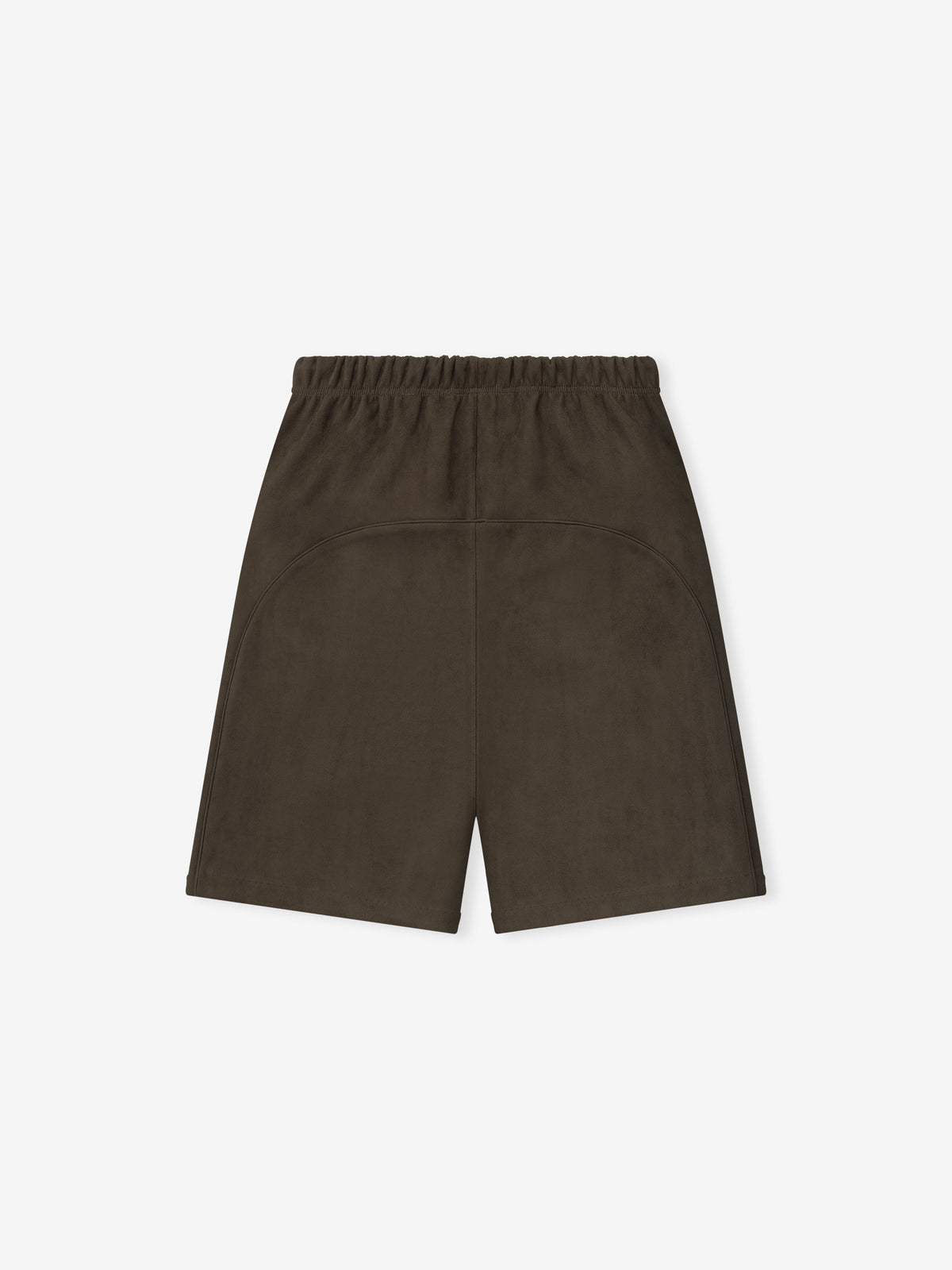 Suede Fleece Signature Relaxed Sweatshort W/ Piping