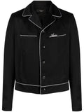 AMIRI logo-print pyjama-shirt jacket