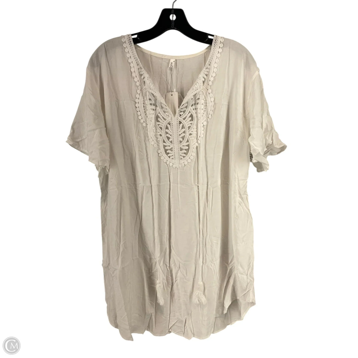 Dress Casual Short By Cme In White, Size: Xl
