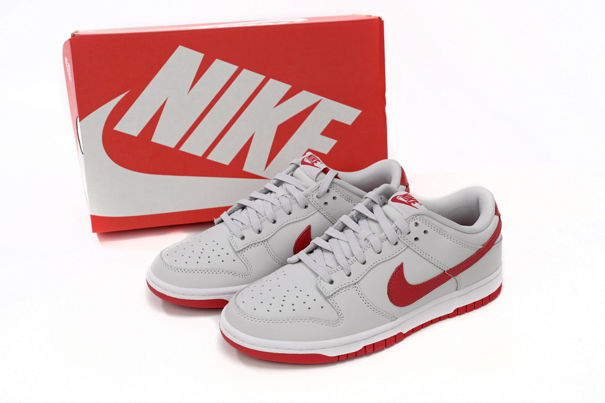 Nike Dunk Low Vast Grey Varsity Red Reps Sneaker FJ0832-011