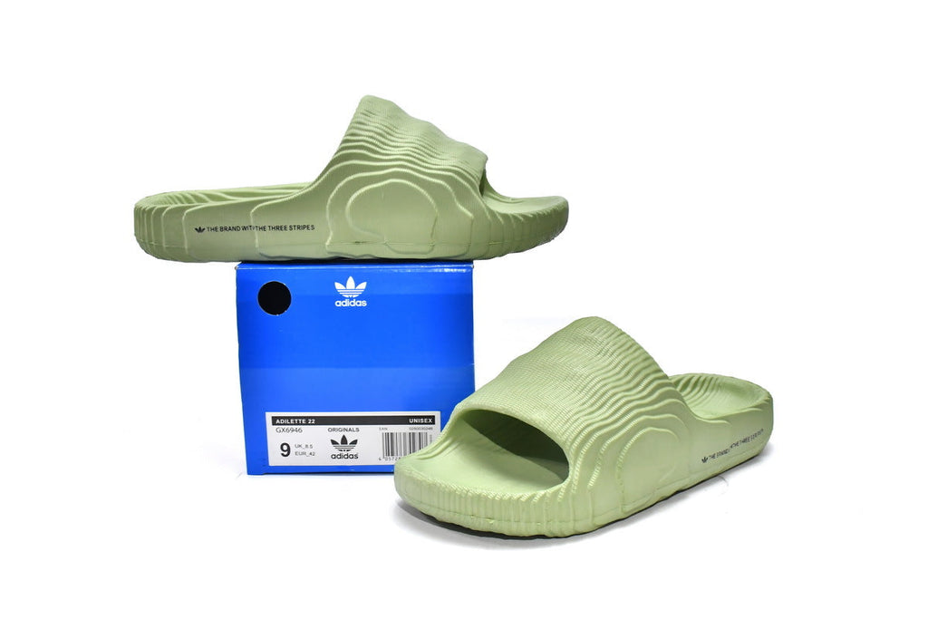 Adidas Adilette 22 Slides Magic Lime Reps Sneaker GX6946