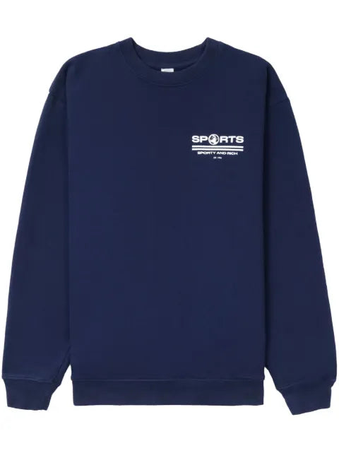Sporty & Rich Sports logo-print sweatshirt