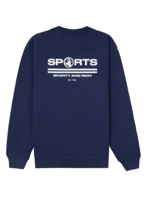Sporty & Rich Sports logo-print sweatshirt