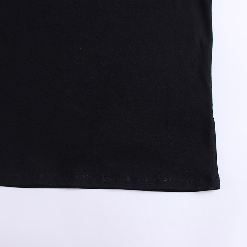 OFF-WHITE Embroidery Letter Arrow Pattern T-Shirt