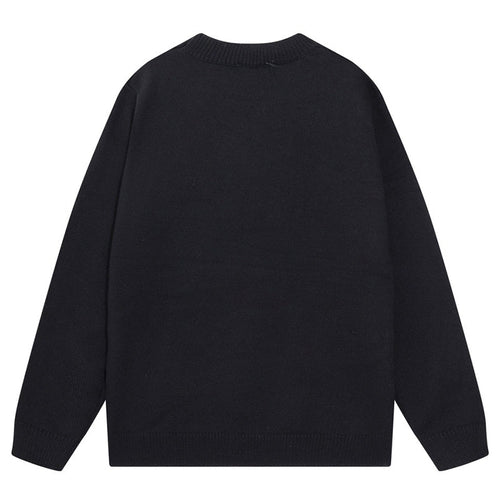 AMIRI Logo Knitted Sweater – Black