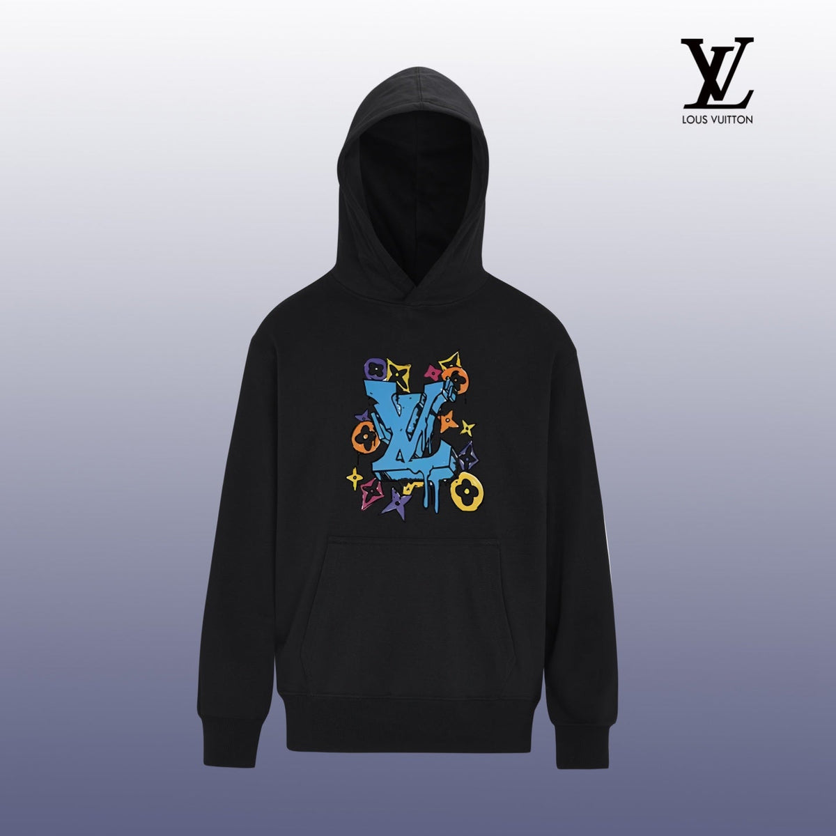 Designer Graphic Print Crewneck Sweatshirt