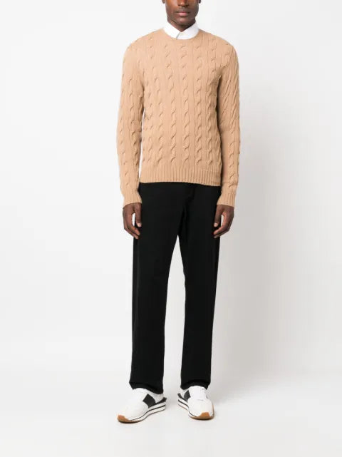 Ralph Lauren Purple Label cable-knit cashmere jumper