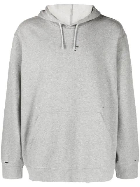 Givenchy logo-embroidered cotton hoodie