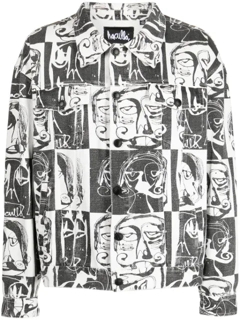 Haculla This Is Chess denim jacket