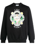 Casablanca Le Joueur cotton sweatshirt
