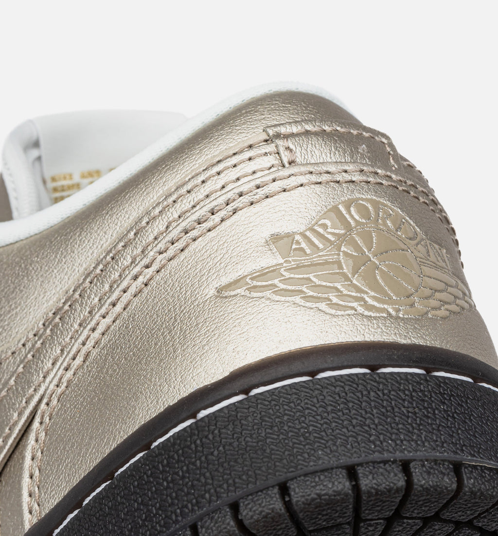Air Jordan 1 Low SE Metallic Zinc Women's Sneakers - Metallic Zinc/Summit White/Velvet Brown