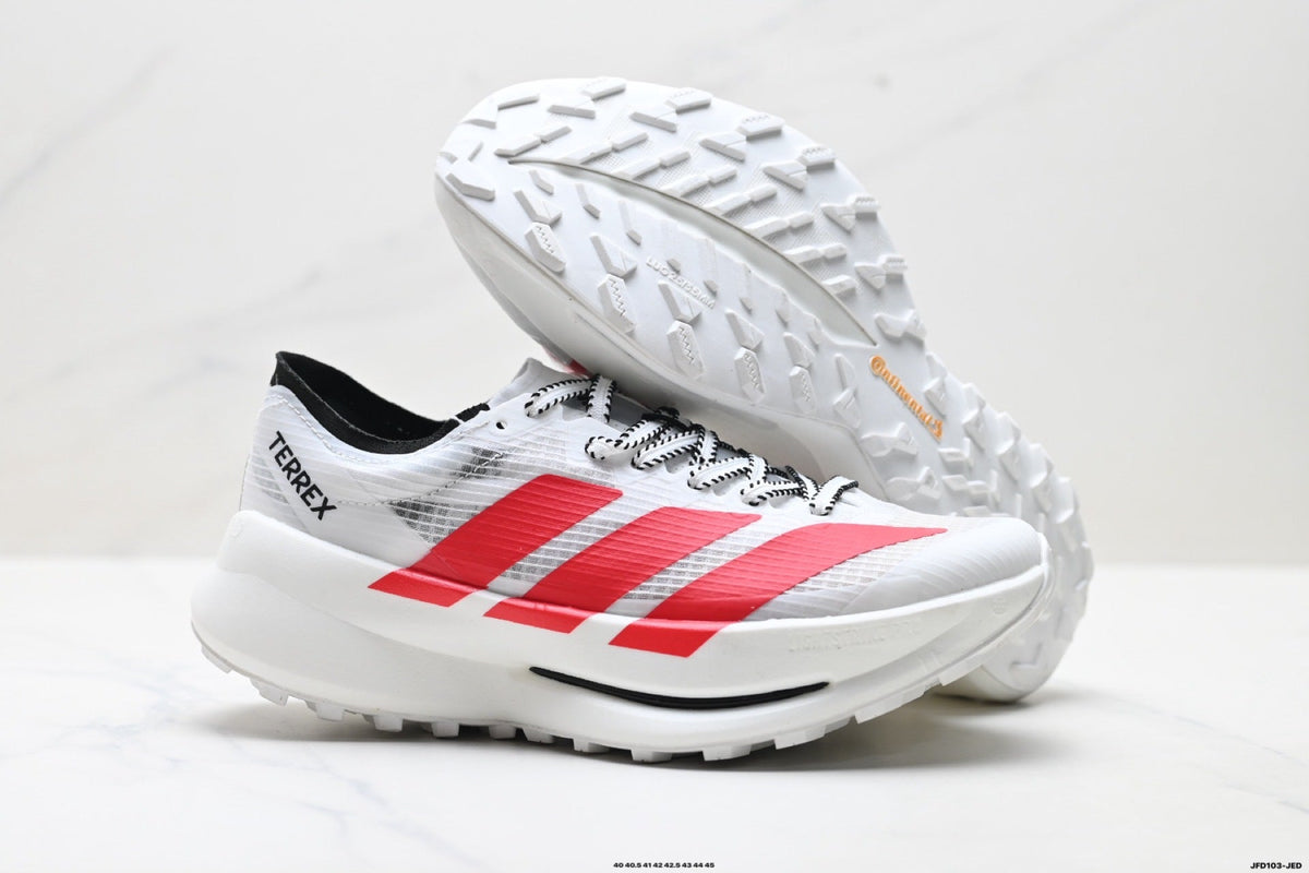 Adidas  Men's Running Shoes #4 - White/Red