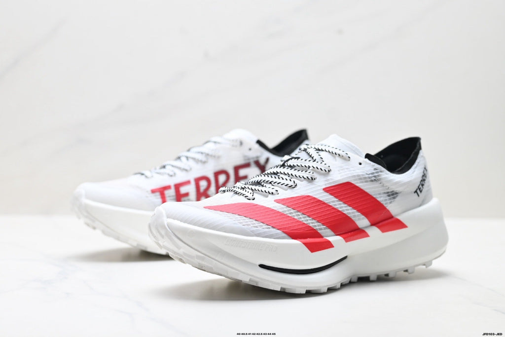 Adidas  Men's Running Shoes #4 - White/Red