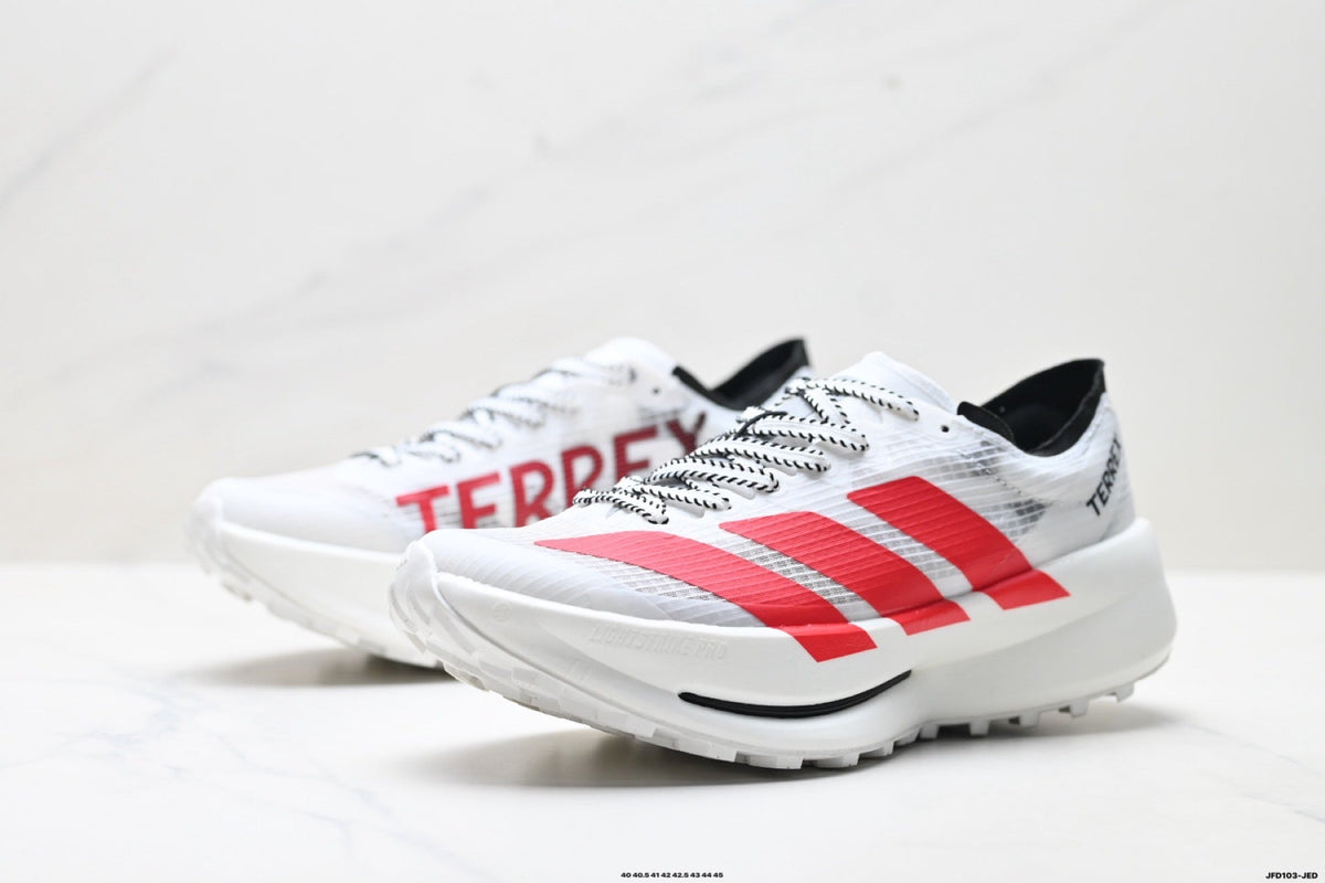 Adidas  Men's Running Shoes #4 - White/Red
