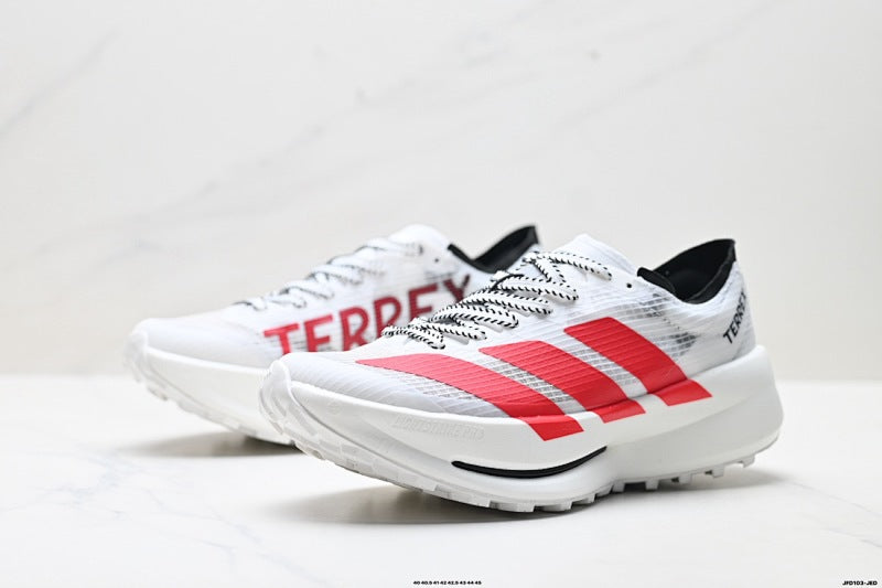 Adidas  Men's Running Shoes #4 - White/Red