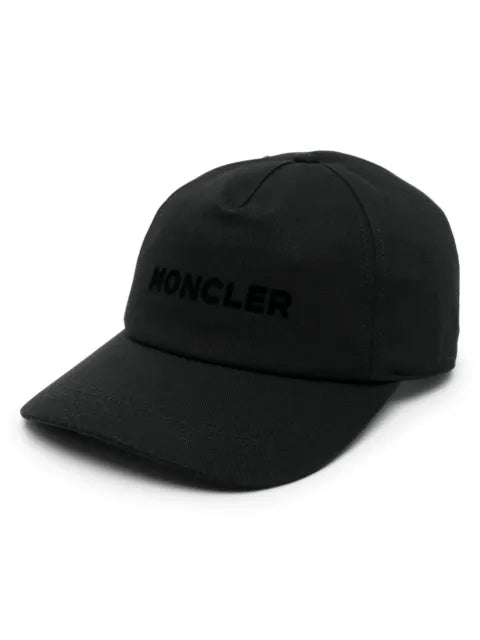 Moncler baseball cap with beflocktem Logo