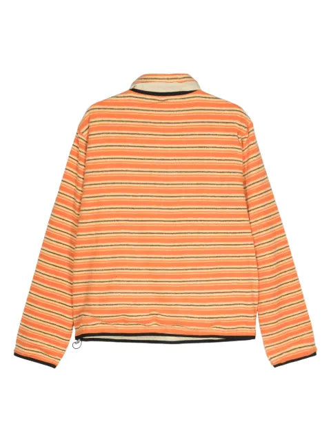 RANRA striped half-zip sweatshirt