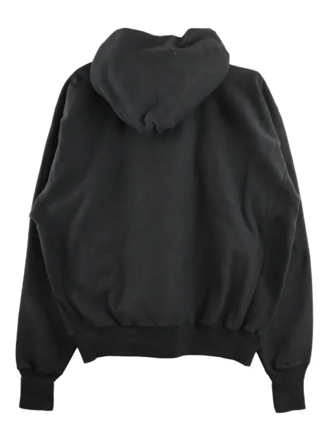 SAINT MXXXXXX logo-print cotton hoodie