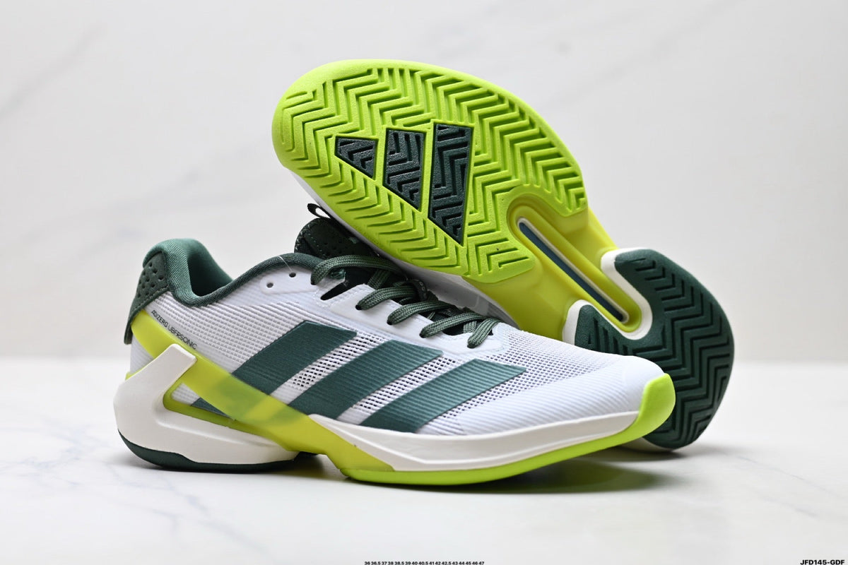 Adidas K81801650 Unisex Running Shoes | Sport-Ready Color Edition - 2 Colorways incl. White/Green & Pink/Black