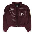 MAROON SIGNAL BOMBER