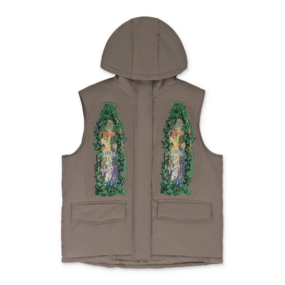 GREEN GARDEN GLASS VEST