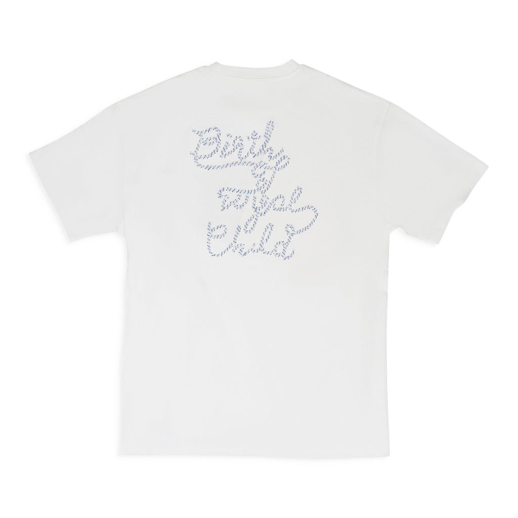WHITE BEADED NILE RIVER T-SHIRT