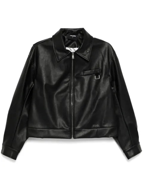 TEAM WANG design Choices faux leather jacket