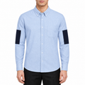 Men's Double Sleeve Patches Contrast Shirt | Thom Browne