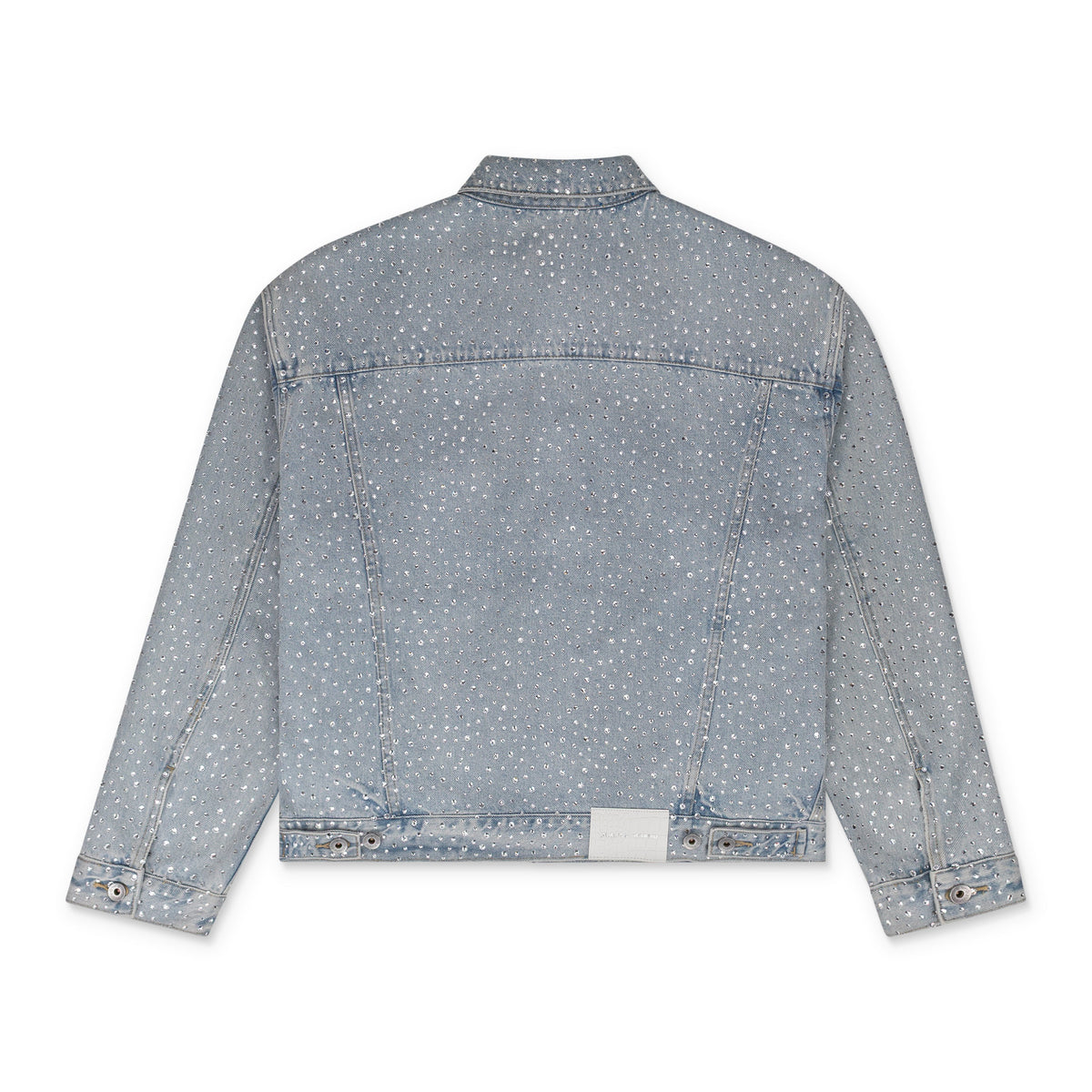 Light Indigo Crystal Galore Denim Jacket