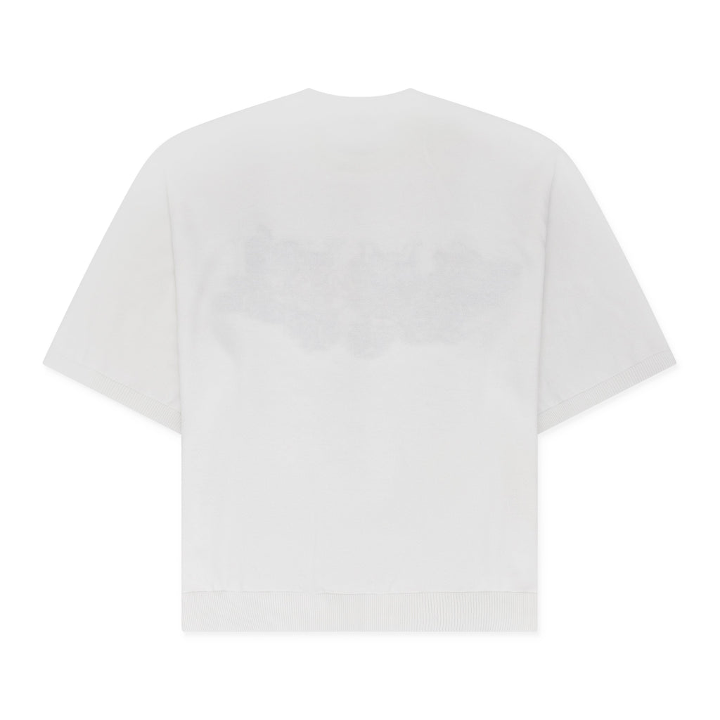 White Floral Amiri Logo T-shirt