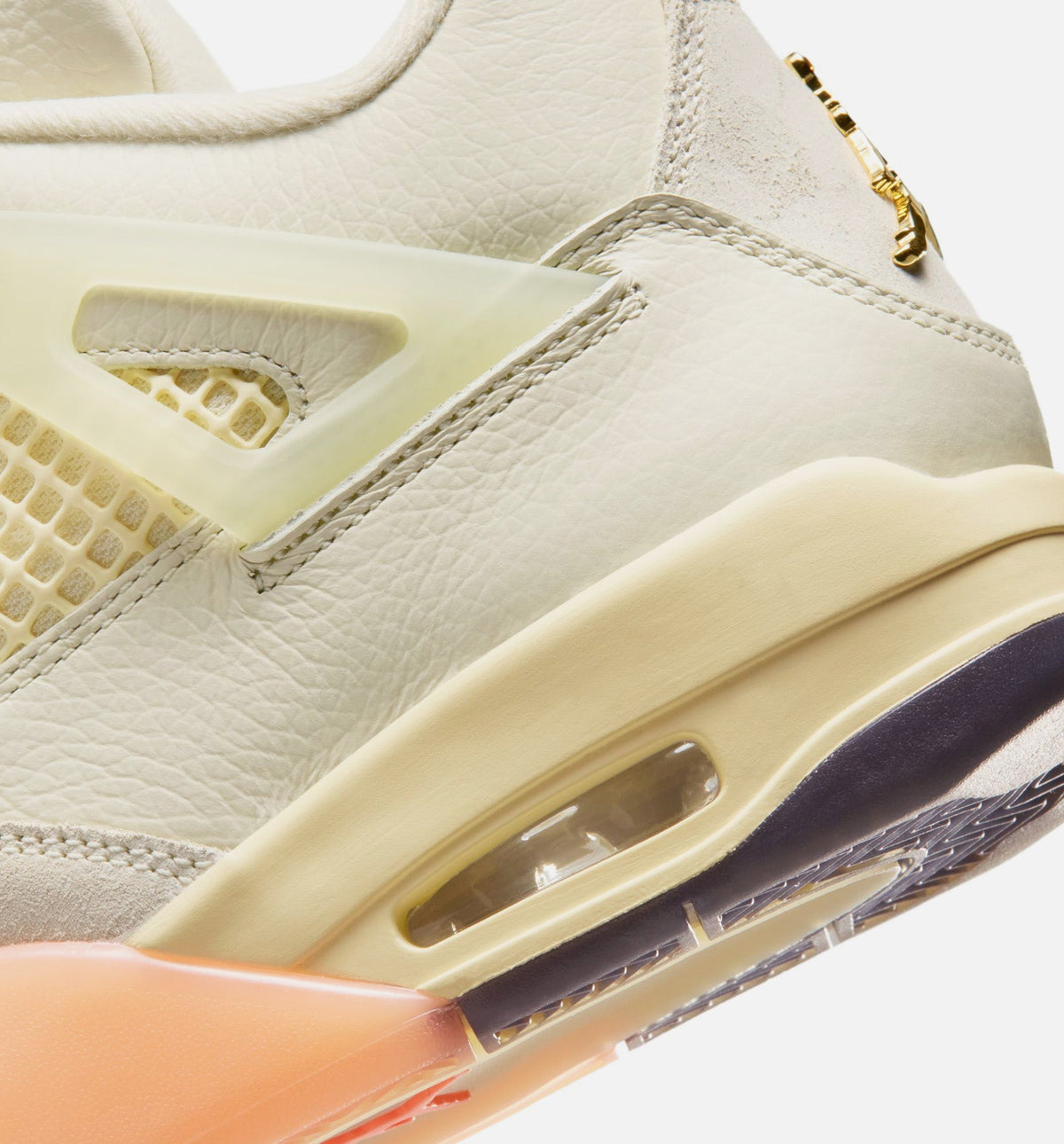 Air Jordan 4 Retro "Birds of Paradise" Women's Shoe – Coconut Milk/Metallic Gold/Muslin/Bright Mango/Sundial/Black