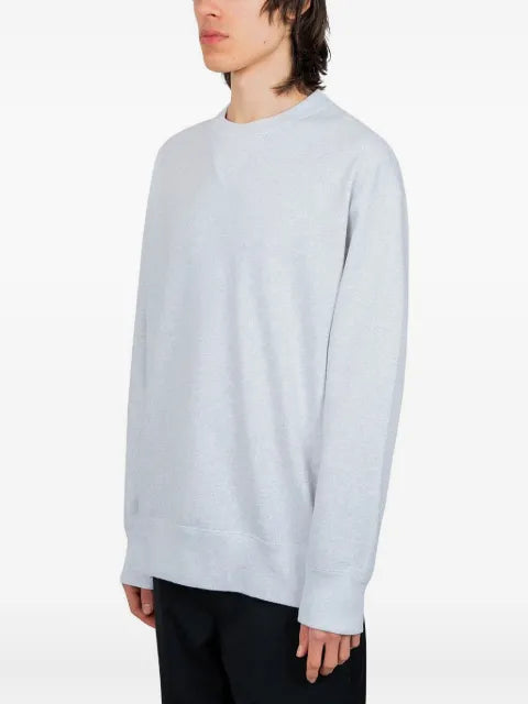 Comme des Garçons Homme button-detail crew-neck sweatshirt