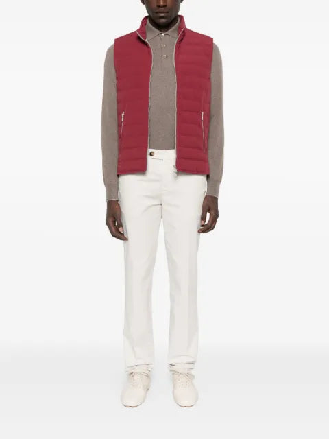 Brunello Cucinelli polo-neck cashmere sweater