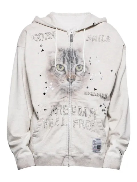 Maison MIHARA YASUHIRO embellished hoodie