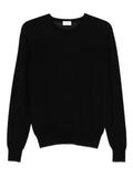Saint Laurent round-neck panelled wool sweater
