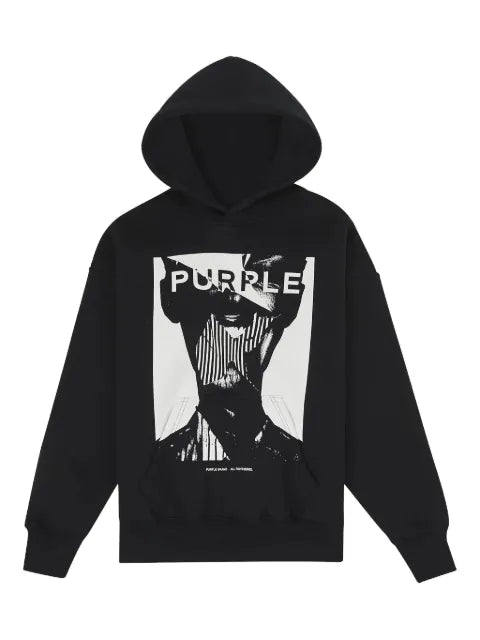 Purple Brand graphic-print hoodie
