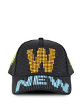Walter Van Beirendonck New bead-embellished baseball cap