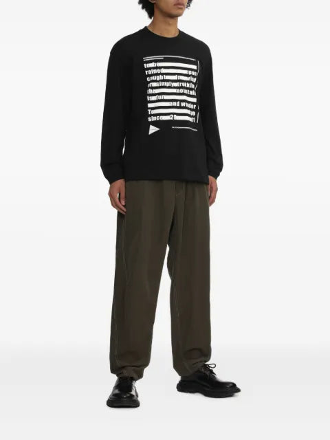 and Wander long-sleeve graphic sweatshirt