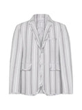 Thom Browne Madras cotton repp stripe sportcoat
